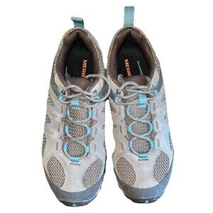 Merrell Yokota 2 hiking shoes Waterproof Breathable Comfort Support brown Sz 8.5